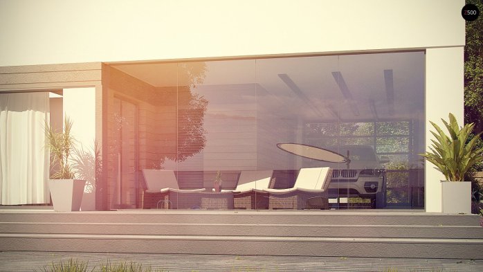 Проєкт будинку Ux117 - Одноповерхові дома в Україні