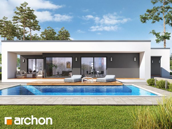 Проєкт будинку Будинок в матуканах - Одноповерхові дома в Україні