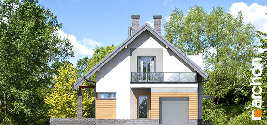 Проект дома Дом в аденофорах вер.2 - 3 С мансардным этажом дома в Украине