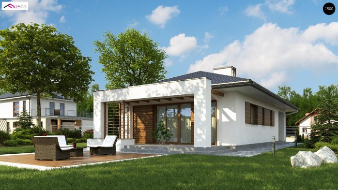 Проєкт будинку U355 - Одноповерхові дома в Україні