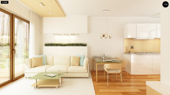 Проєкт будинку U262 - Одноповерхові дома в Україні