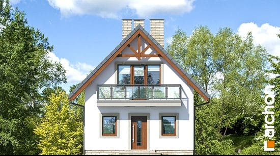 Проєкт будинку Будинок в сон-траві (А) - З мансардним поверхом дома в Україні