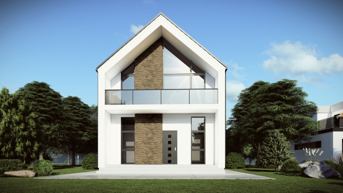 Проект дома DBT 666 - 3 Двухэтажные дома в Украине