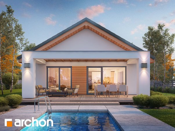 Проект дома Дом под апельсином (СМ) - 1 Одноэтажные дома в Украине