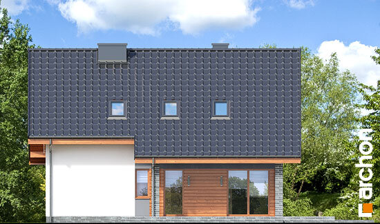 Проект дома Дом в журавках 7 - 6 С мансардным этажом дома в Украине