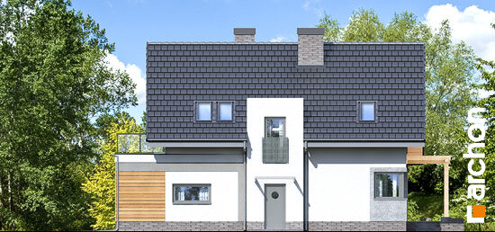 Проект дома Дом в аденофорах вер.2 - 4 С мансардным этажом дома в Украине