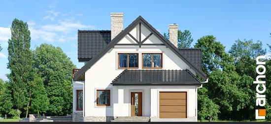 Проєкт будинку Будинок в очанці вep. 2 вер.2 - З мансардним поверхом дома в Україні