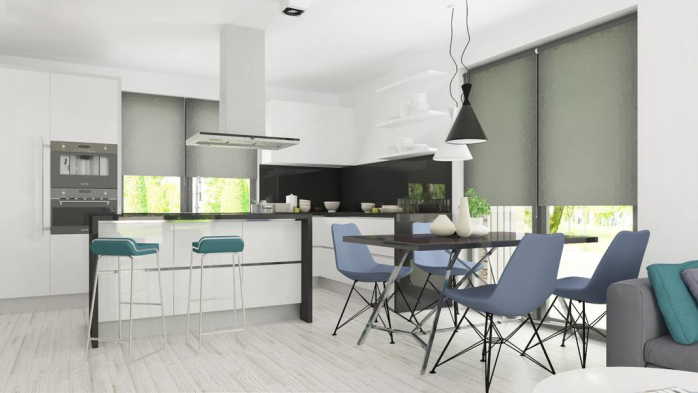 Проєкт будинку Ux554 el - Двоповерхові дома в Україні