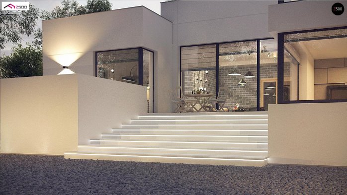 Проєкт будинку Ux140 - Двоповерхові дома в Україні