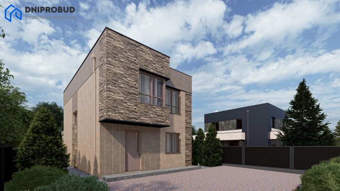 Проект дома Db 19 - 3 Двухэтажные дома в Украине