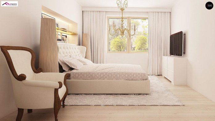 Проект дома U2 L + w - 9 Одноэтажные дома в Украине