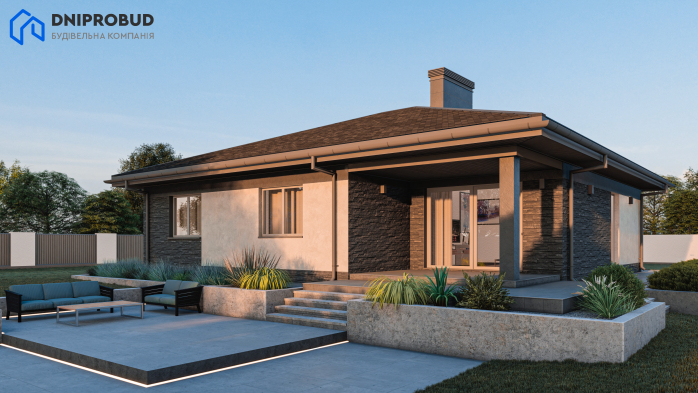 Проєкт будинку DB 51 - Одноповерхові дома в Україні