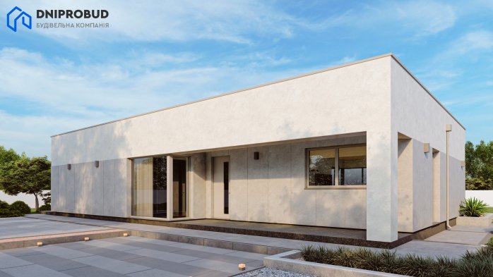 Проєкт будинку DB 55 - Одноповерхові дома в Україні