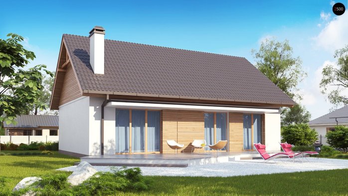 Проєкт будинку U313 - Одноповерхові дома в Україні