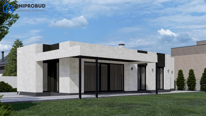 Проєкт будинку Db 23 v1 - Одноповерхові дома в Україні