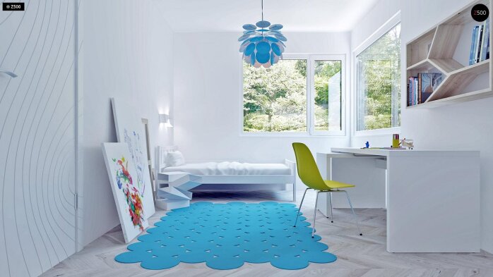 Проект дома U295 k - 18 Двухэтажные дома в Украине