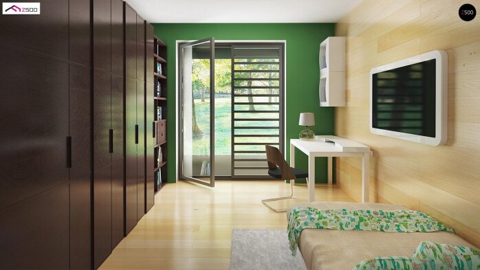 Проєкт будинку U402 - Одноповерхові дома в Україні