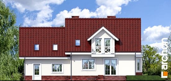 Проект дома Дом в рододендронах 6 (Г2П) вер.2 - 6 С мансардным этажом дома в Украине