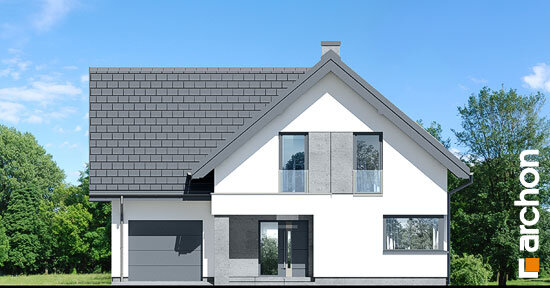 Проєкт будинку Будинок в рабатках - З мансардним поверхом дома в Україні