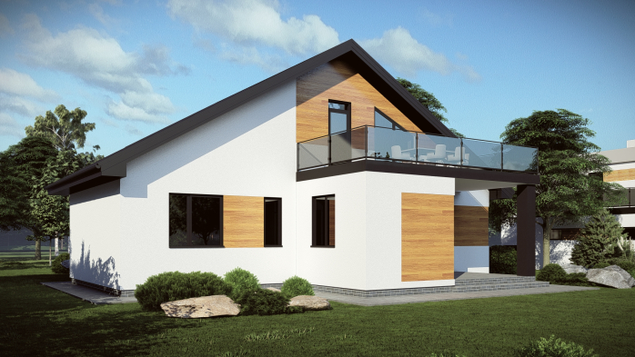 Проект дома DBT 684 - 2 Двухэтажные дома в Украине