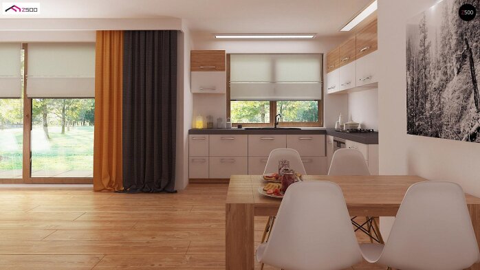 Проєкт будинку U287 GL2 - Одноповерхові дома в Україні