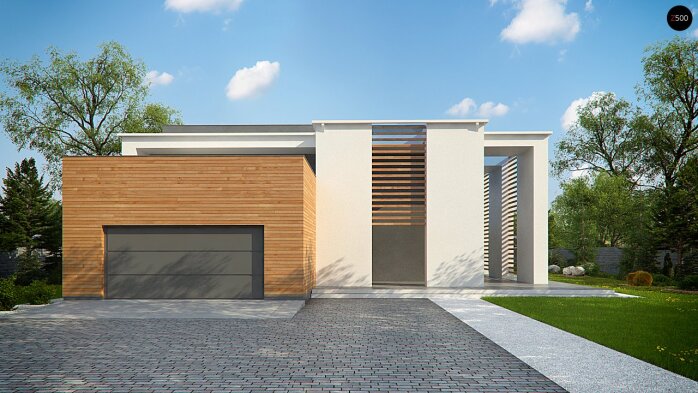 Проект дома Ux75 - 10 Двухэтажные дома в Украине