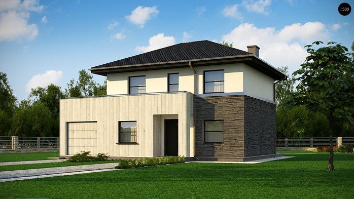 Проєкт будинку U29 minus - Двоповерхові дома в Україні