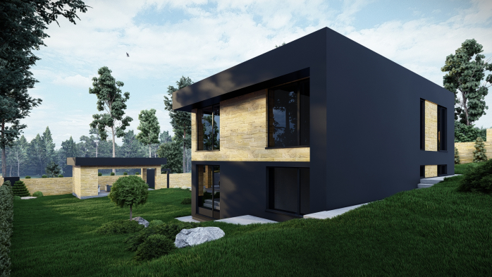 Проєкт будинку DBT 556 - Двоповерхові дома в Україні