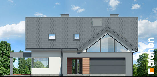 Проєкт будинку Будинок в альбіціях 2 (Г2) - З мансардним поверхом дома в Україні