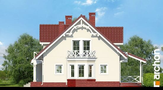 Проект дома Дом в тамарисках 4 вер.2 - 4 С мансардным этажом дома в Украине