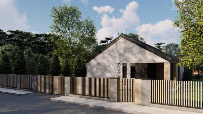 Проєкт будинку U520 - Одноповерхові дома в Україні