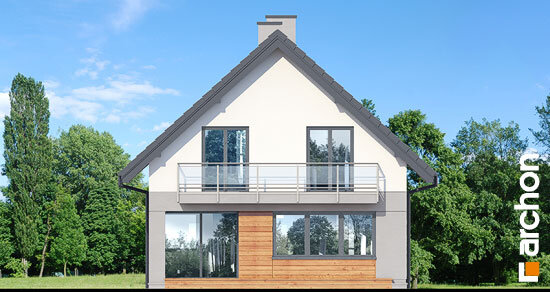 Проект дома Дом в топазах - 6 С мансардным этажом дома в Украине