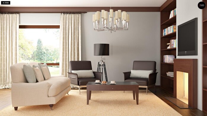 Проект дома Ux15 - 4 Двухэтажные дома в Украине