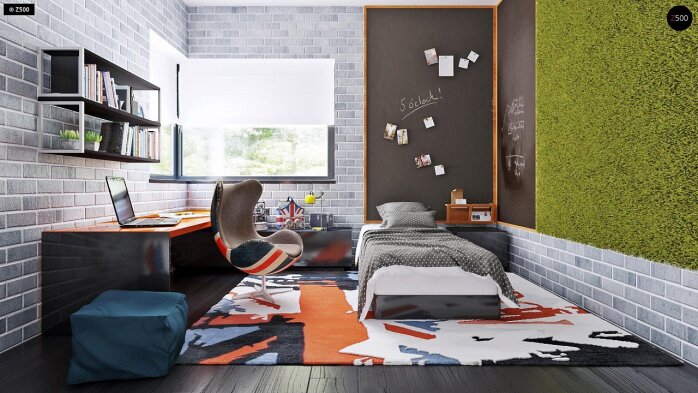 Проєкт будинку Ux63 B - Двоповерхові дома в Україні