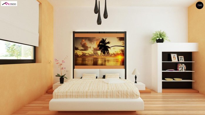 Проєкт будинку U98 L GP - З мансардним поверхом дома в Україні