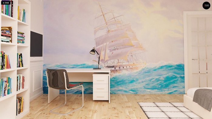 Проект дома U14 w - 7 С мансардным этажом дома в Украине