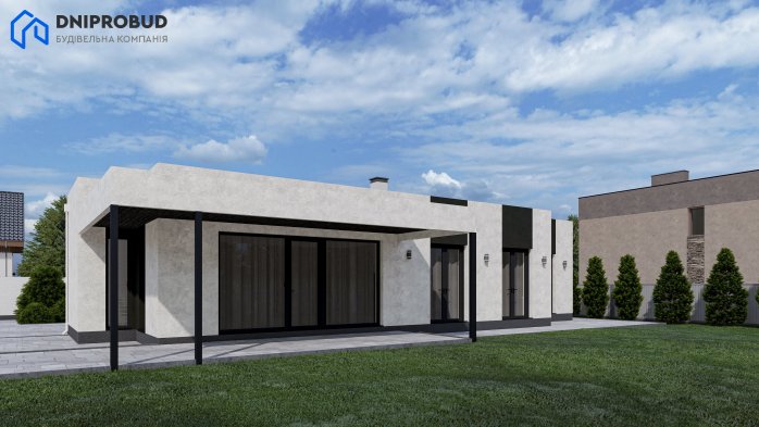 Проєкт будинку Db 23 v1 - Одноповерхові дома в Україні