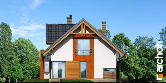 Проект дома Дом под личи вер.2 - 5 С мансардным этажом дома в Украине