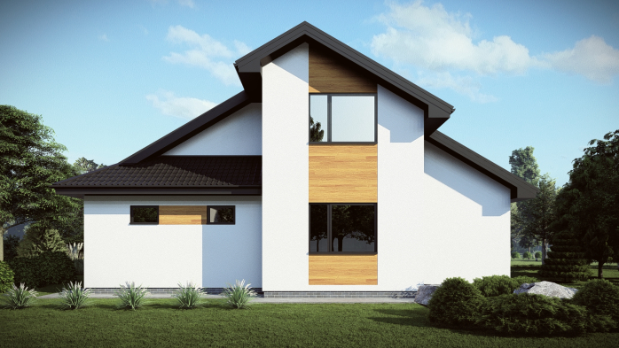 Проект дома DBT 684 - 4 Двухэтажные дома в Украине