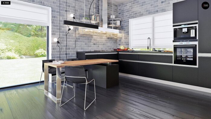 Проєкт будинку Ux63 B - Двоповерхові дома в Україні