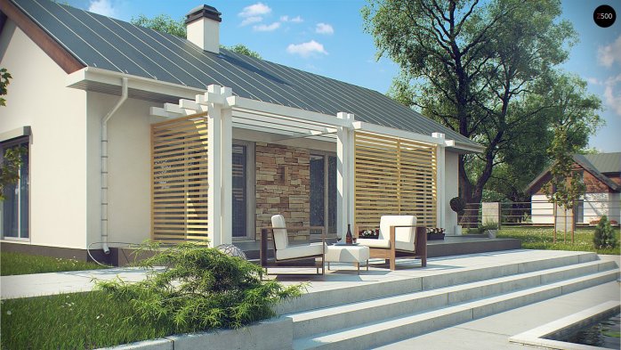 Проєкт будинку U309 - Одноповерхові дома в Україні