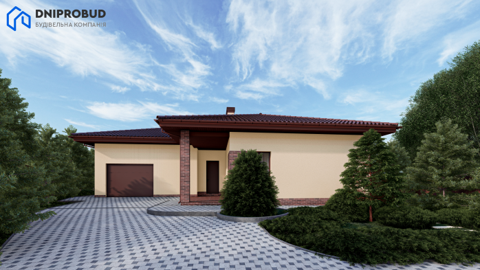 Проєкт будинку Db 10 - Одноповерхові дома в Україні