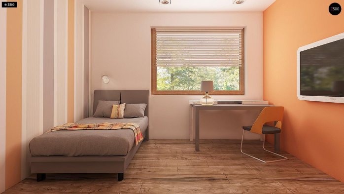 Проєкт будинку U41 - Одноповерхові дома в Україні