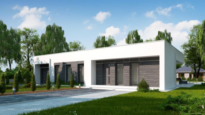 Проєкт будинку Ux35 GL - Одноповерхові дома в Україні
