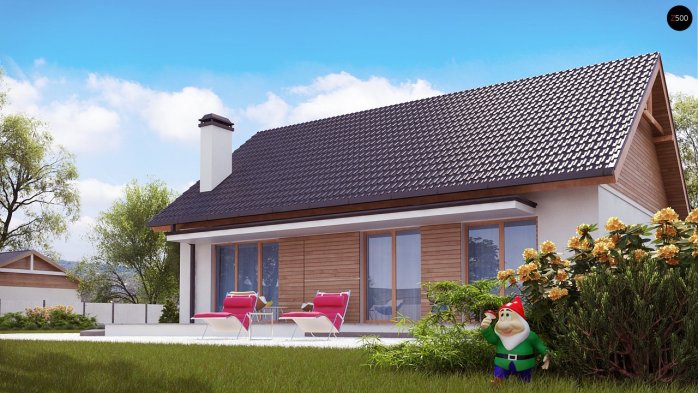 Проєкт будинку U313 - Одноповерхові дома в Україні