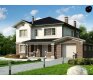 Проект дома Uu2 L + pk - 1 Двухэтажные дома в Украине