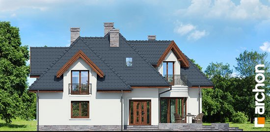 Проект дома Дом в бересклете вер.2 - 5 С мансардным этажом дома в Украине
