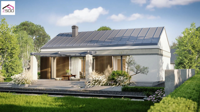 Проект дома U508 - 3 Одноэтажные дома в Украине