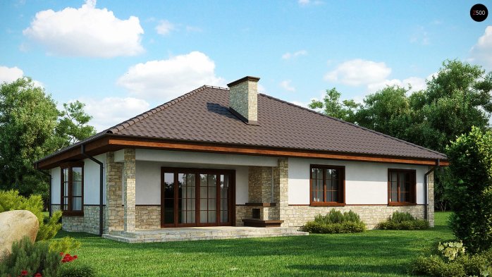 Проект дома u10 - 1 Одноэтажные дома в Украине