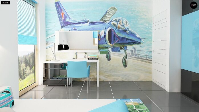 Проєкт будинку U212 GL - З мансардним поверхом дома в Україні